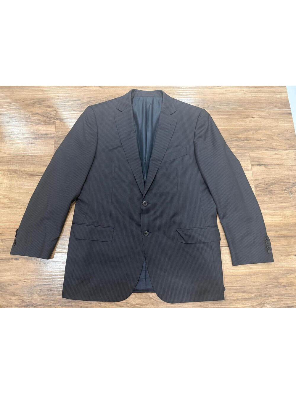 Ermenegildo Zegna Multiseason Full Suit 54R IT/44R US Pinstripe Wool Switzerland
